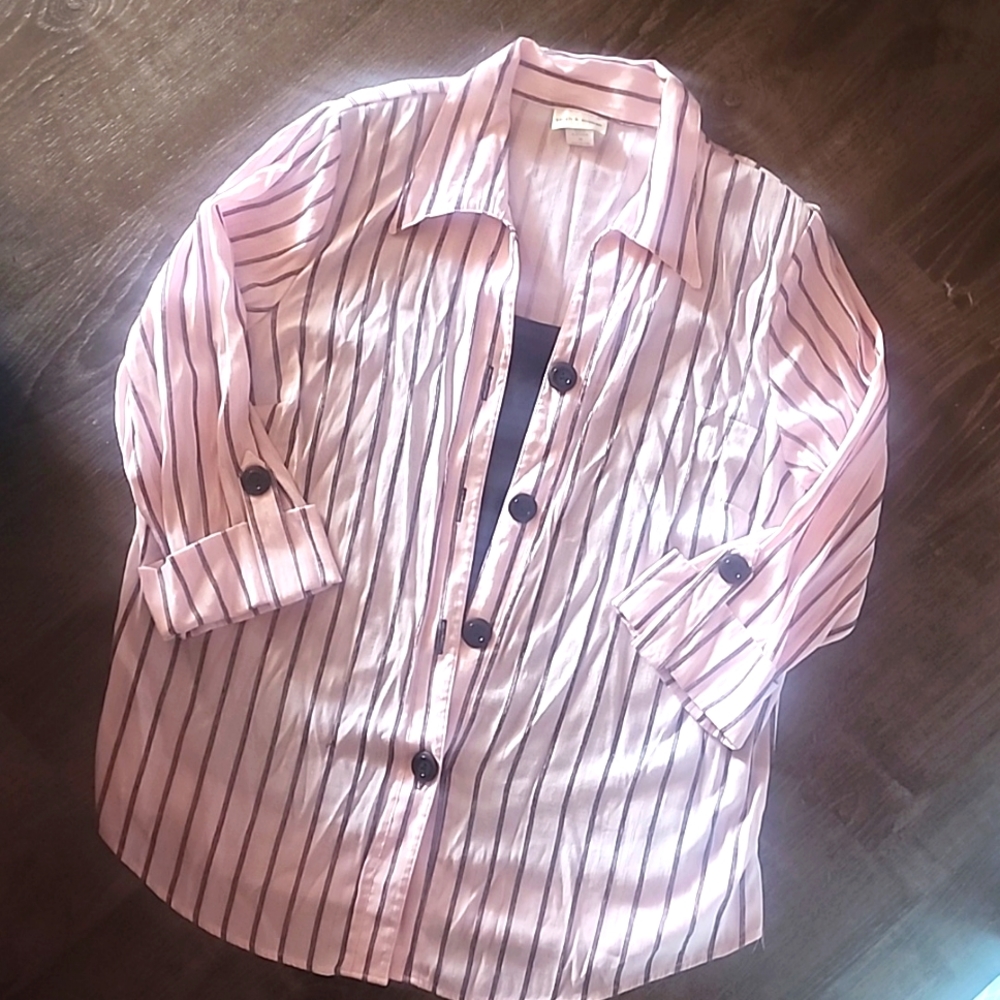 Sarah B Woman dress shirt sz 3X